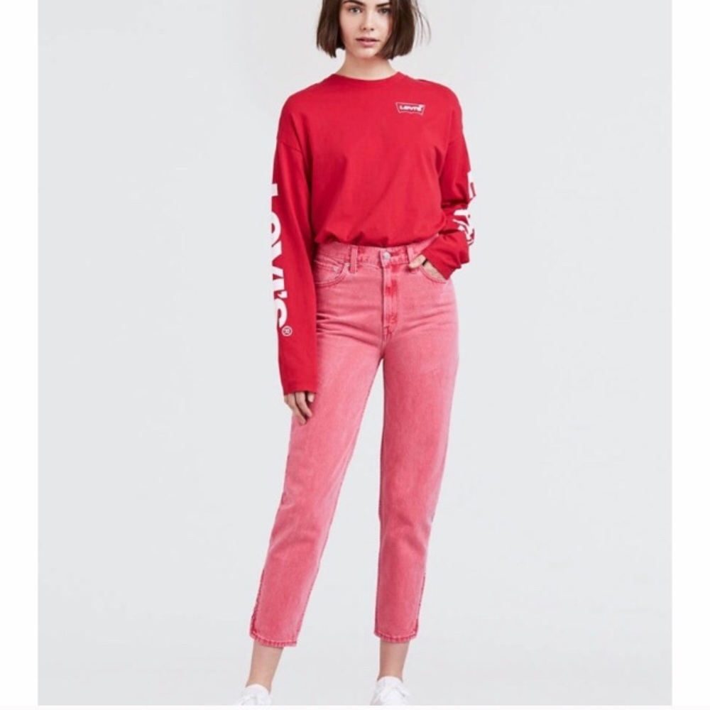 Levi’s premium cute vintage faded mom jeans - Picture 2 of 6